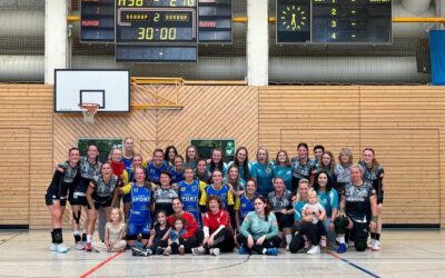 Vorbereitung der Handballdamen